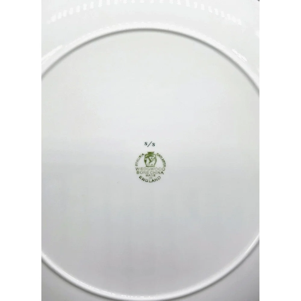 Set/6 Vintage Wedgwood Ice Rose Dinner Plate 10.5